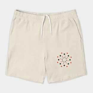 Hearts, Spades, Diamonds, and Clubs Shorts