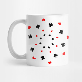 Hearts, Spades, Diamonds, and Clubs Mug