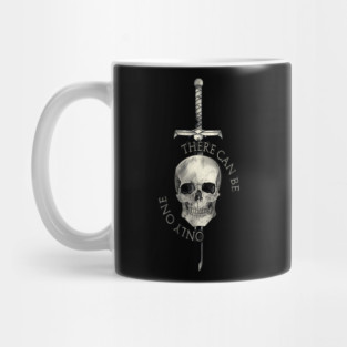 There can be only one - skull - highlander Mug