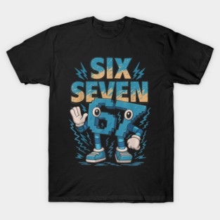 Kids Meme 67 Six Seven 6 7 Italian Brainrot T-Shirt