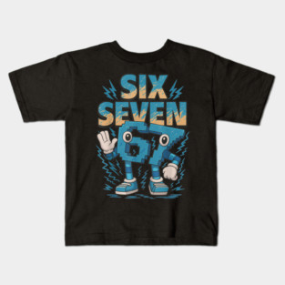 Kids Meme 67 Six Seven 6 7 Italian Brainrot Kids T-Shirt