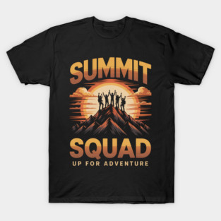 Summit Squad Hiking Adventure Mountain T-Shirt