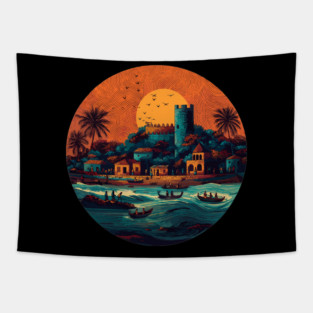 GHANA cultural design 1 Tapestry