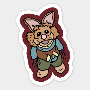 Muppet Christmas Carol - carol singing bunny Sticker