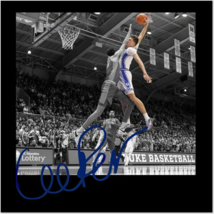 Cooper Flagg Slam Dunk March Madness Duke Basketball Posters and Art