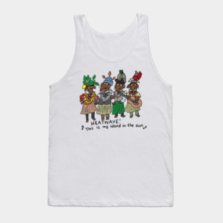 Singing rats Christmas Carol Tank Top