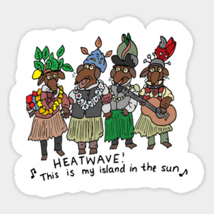 Singing rats Christmas Carol Sticker