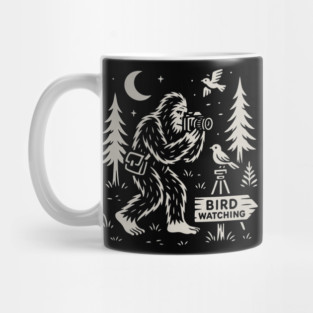 Bigfoot Bird Watching Photographing Mug