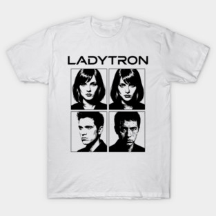 Ladytron Band Collage Fanart Design T-Shirt