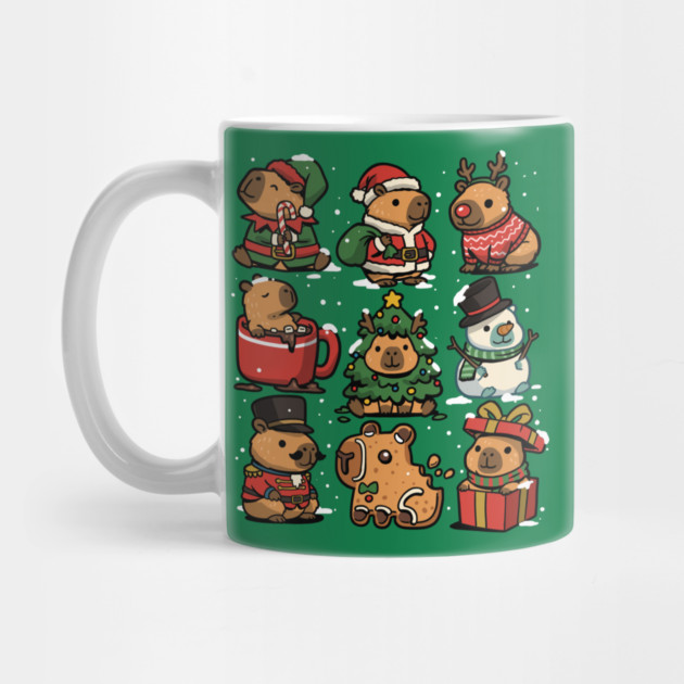 Christmas Capybaras by GoshWow®