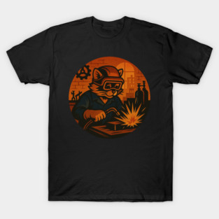 Welding Cat T-Shirt