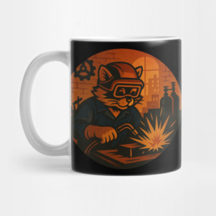 Welding Cat Mug