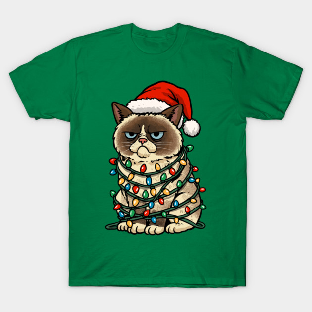 Jolly Christmas Cat T-Shirt by GoshWow®