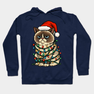 Jolly Christmas Cat Hoodie