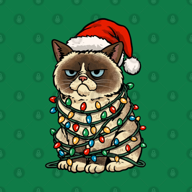 Jolly Christmas Cat by GoshWow®