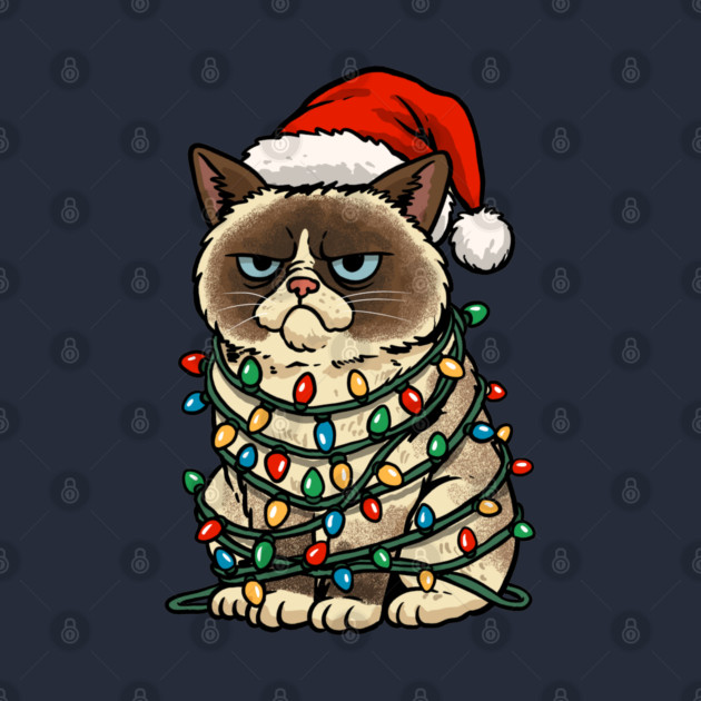 Jolly Christmas Cat by GoshWow®