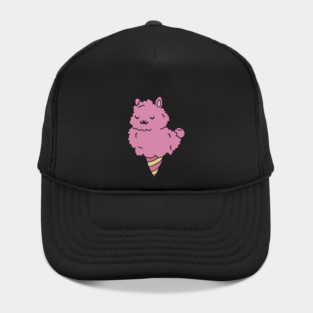 Cute Pink Llama Alpaca Icecream Shape Hat