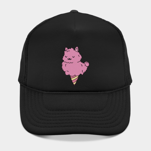 Cute Pink Llama Alpaca Icecream Shape by logiamerch