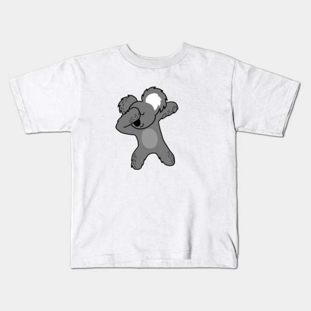 Funny Koala Bear Dab Dabbing Dance Kids T-Shirt by logiamerch