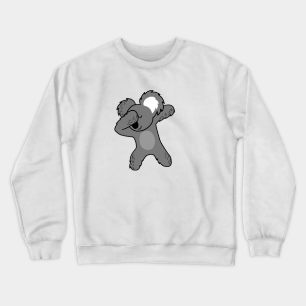 Funny Koala Bear Dab Dabbing Dance Crewneck Sweatshirt by logiamerch