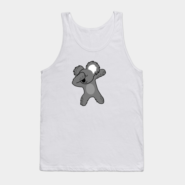 Funny Koala Bear Dab Dabbing Dance Tank Top by logiamerch