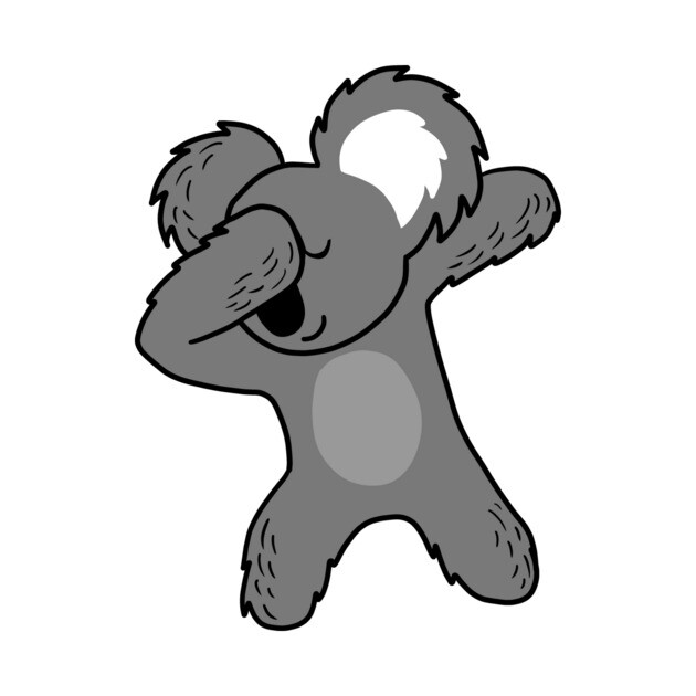 Funny Koala Bear Dab Dabbing Dance by logiamerch