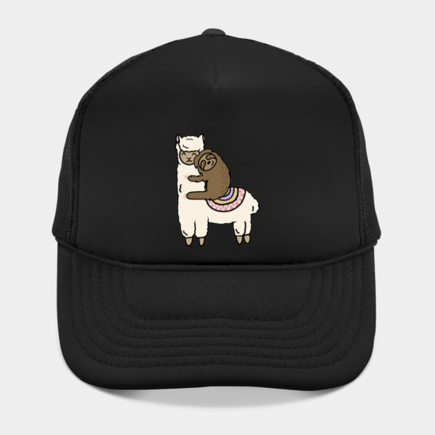 Cute Llama Alpaca with Sloth Best Friends by logiamerch