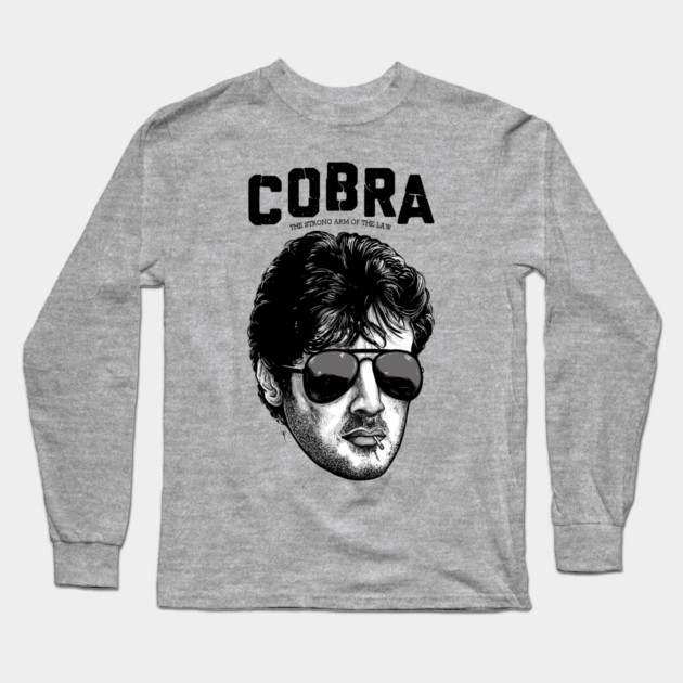 Cobra Long Sleeve T-Shirt by DesecrateART