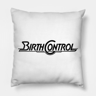 The Black Version Birth Control Band Pillow