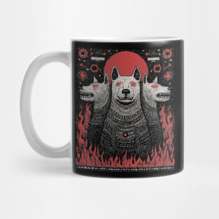 Mythical Cerberus - The Three-Headed Hound of Hades Mug