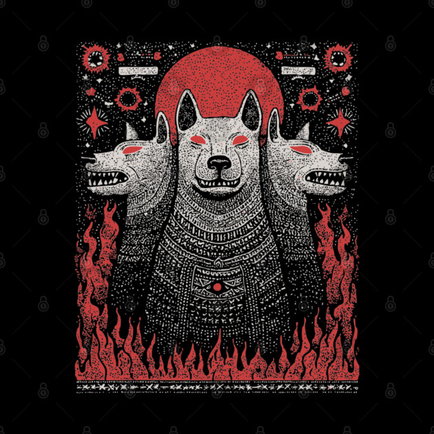 Mythical Cerberus - The Three-Headed Hound of Hades by TuncGK