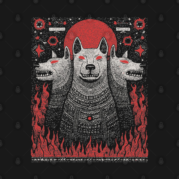 Mythical Cerberus - The Three-Headed Hound of Hades by TuncGK