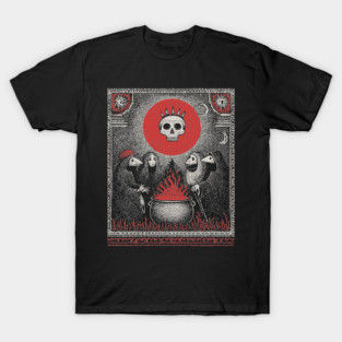Occult Cauldron - The Coven's Sacred Brew T-Shirt