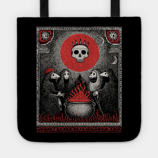 Occult Cauldron - The Coven's Sacred Brew Tote by TuncGK
