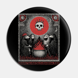 Occult Cauldron - The Coven's Sacred Brew Pin