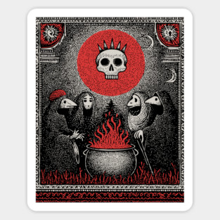 Occult Cauldron - The Coven's Sacred Brew Sticker