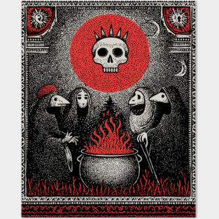Occult Cauldron - The Coven's Sacred Brew Posters and Art