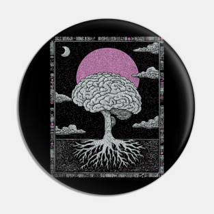 Surreal Anatomy - The Cerebral Tree of Consciousness Pin