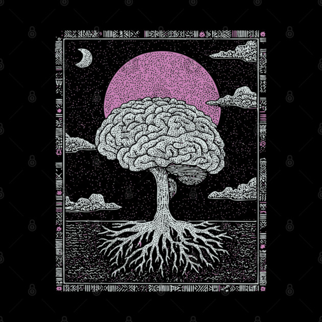 Surreal Anatomy - The Cerebral Tree of Consciousness by TuncGK