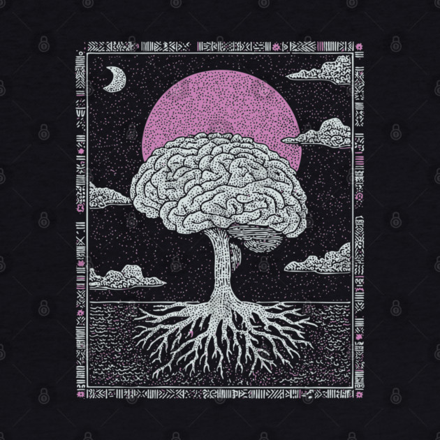 Surreal Anatomy - The Cerebral Tree of Consciousness by TuncGK