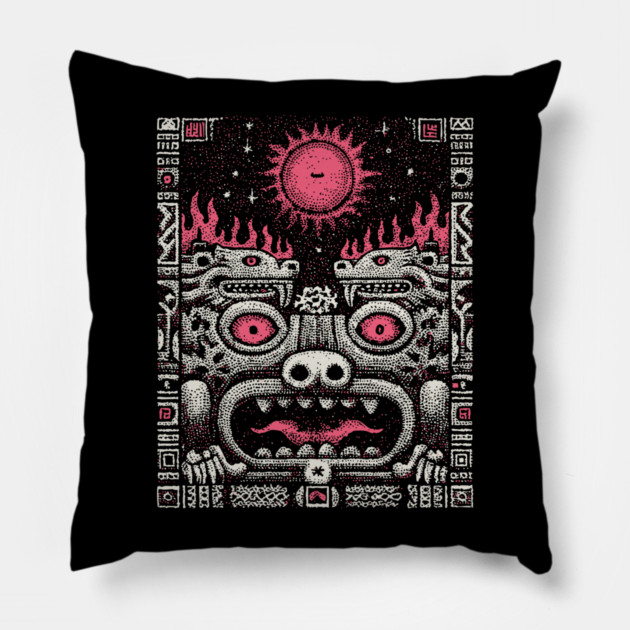 Infernal Cerberus - The Hellgate Sigil Pillow by TuncGK