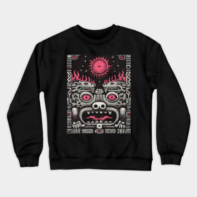 Infernal Cerberus - The Hellgate Sigil Crewneck Sweatshirt by TuncGK