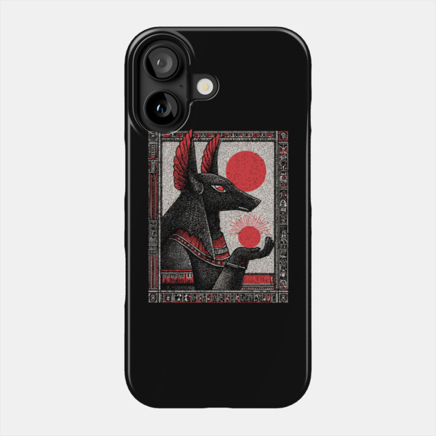 Esoteric Anubis - The Jackal God of the Afterlife Phone Case by TuncGK