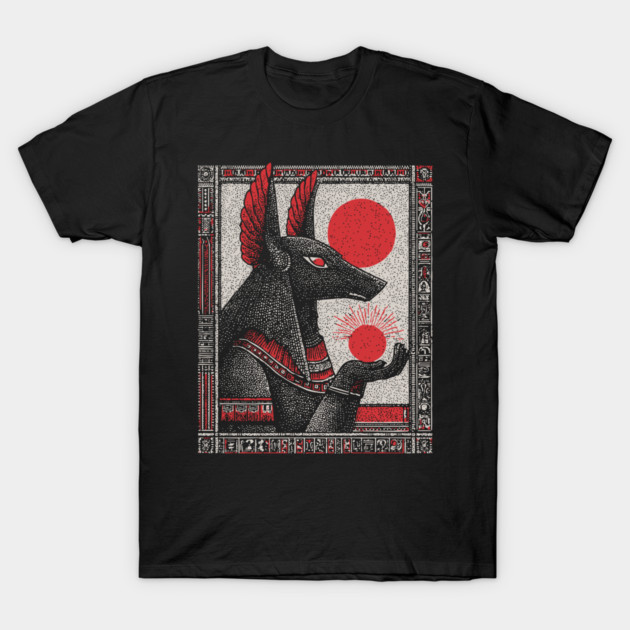 Esoteric Anubis - The Jackal God of the Afterlife T-Shirt by TuncGK