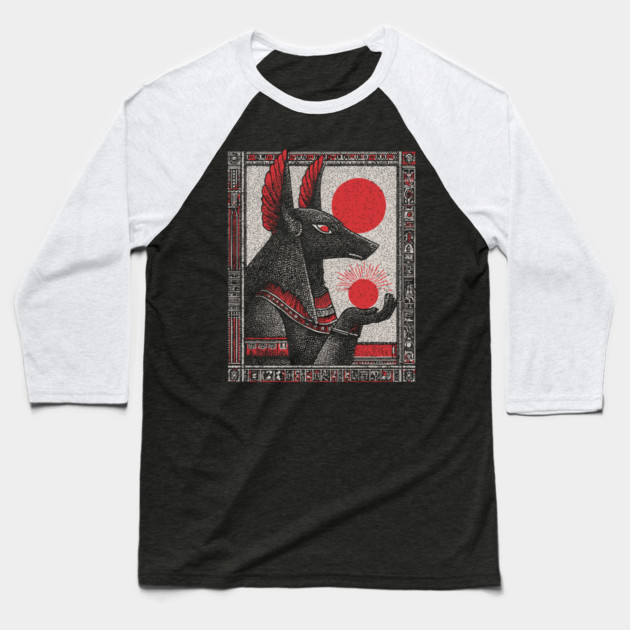 Esoteric Anubis - The Jackal God of the Afterlife Baseball T-Shirt by TuncGK