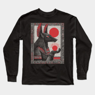 Esoteric Anubis - The Jackal God of the Afterlife Long Sleeve T-Shirt