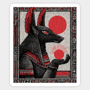 Esoteric Anubis - The Jackal God of the Afterlife Sticker