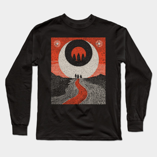 Witch Coven - The Midnight Samhain Ritual Long Sleeve T-Shirt by TuncGK
