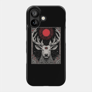 Mystical Stag - The Forest Spirit with the Third Eye Phone Case