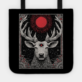Mystical Stag - The Forest Spirit with the Third Eye Tote
